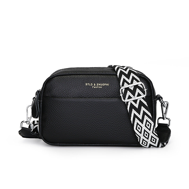 Elarova | Schlichte Schultertasche Aus Veganem Leder Im Kleinen Quadratischen Format
