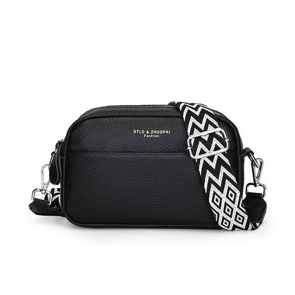 Elarova | Schlichte Schultertasche Aus Veganem Leder Im Kleinen Quadratischen Format