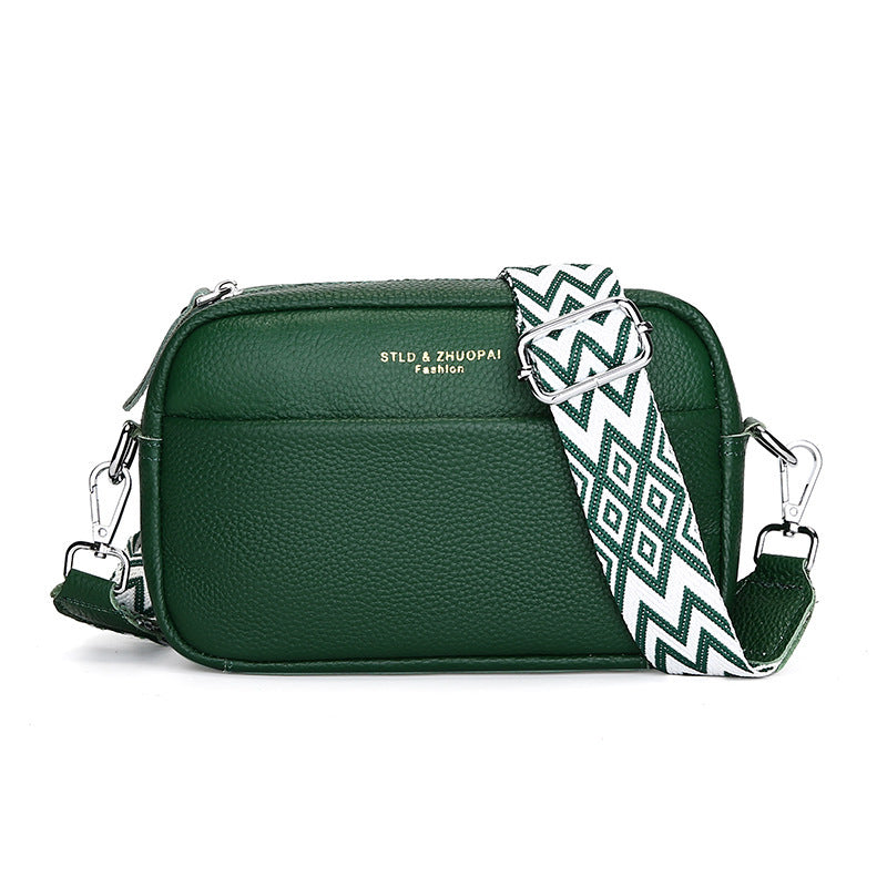 Elarova | Schlichte Schultertasche Aus Veganem Leder Im Kleinen Quadratischen Format