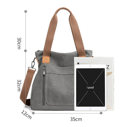 Elarova | Schultertasche Canvas