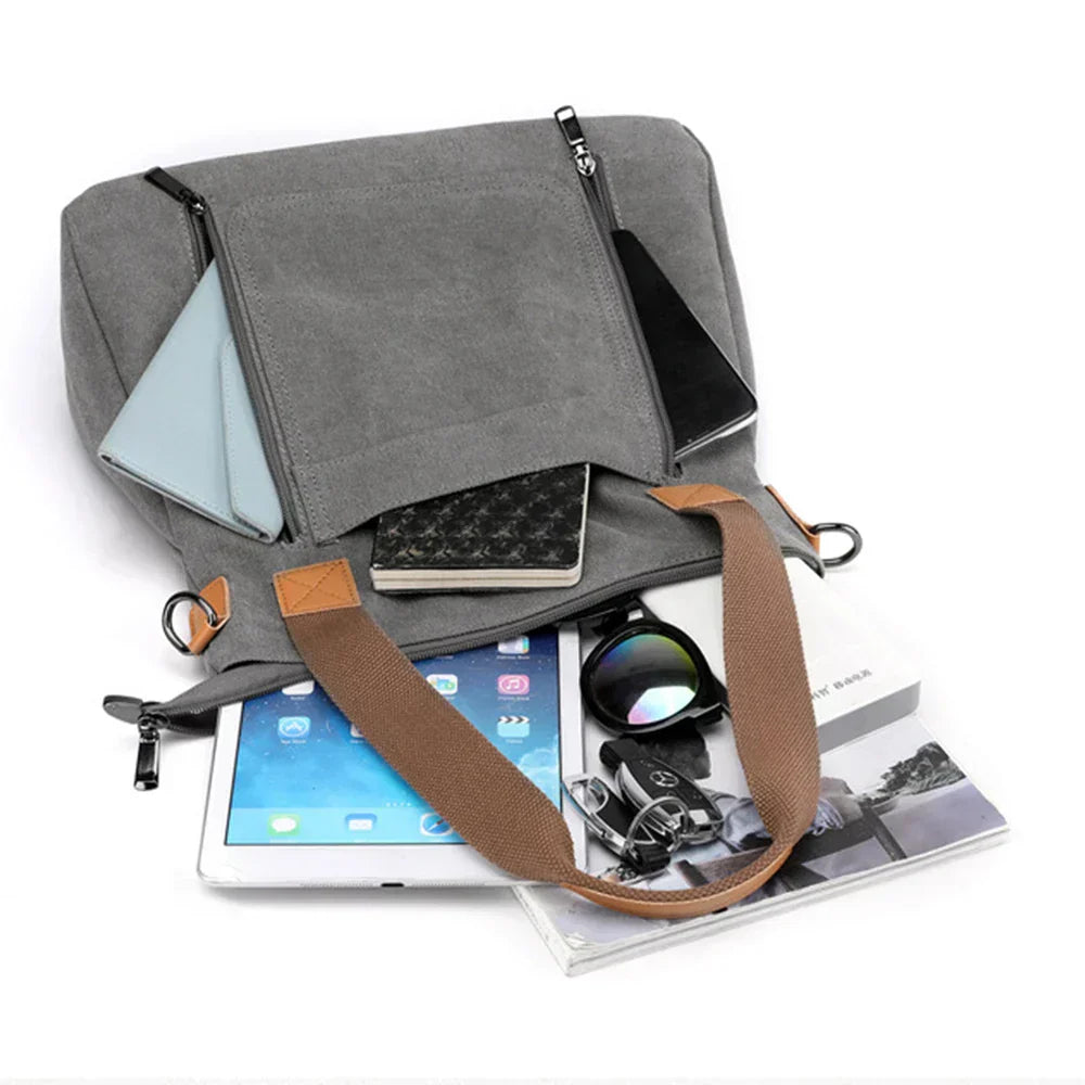 Elarova | Schultertasche Canvas