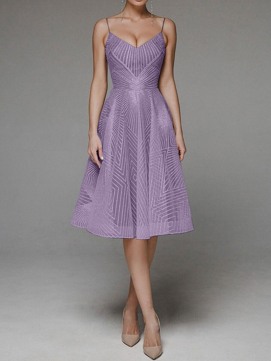 Elarova Sommerkleid mit Stickerei und Trägern