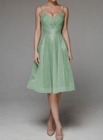 Elarova Sommerkleid mit Stickerei und Trägern