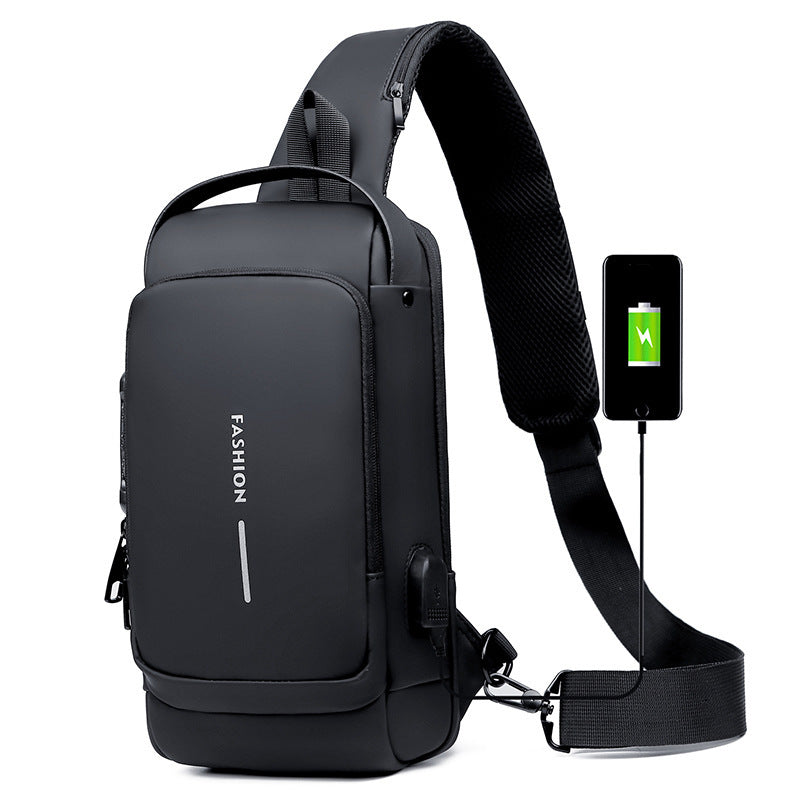 Norvielle Damen Crossbody Tasche Diebstahlschutz Stil Schwarz - Norvielle