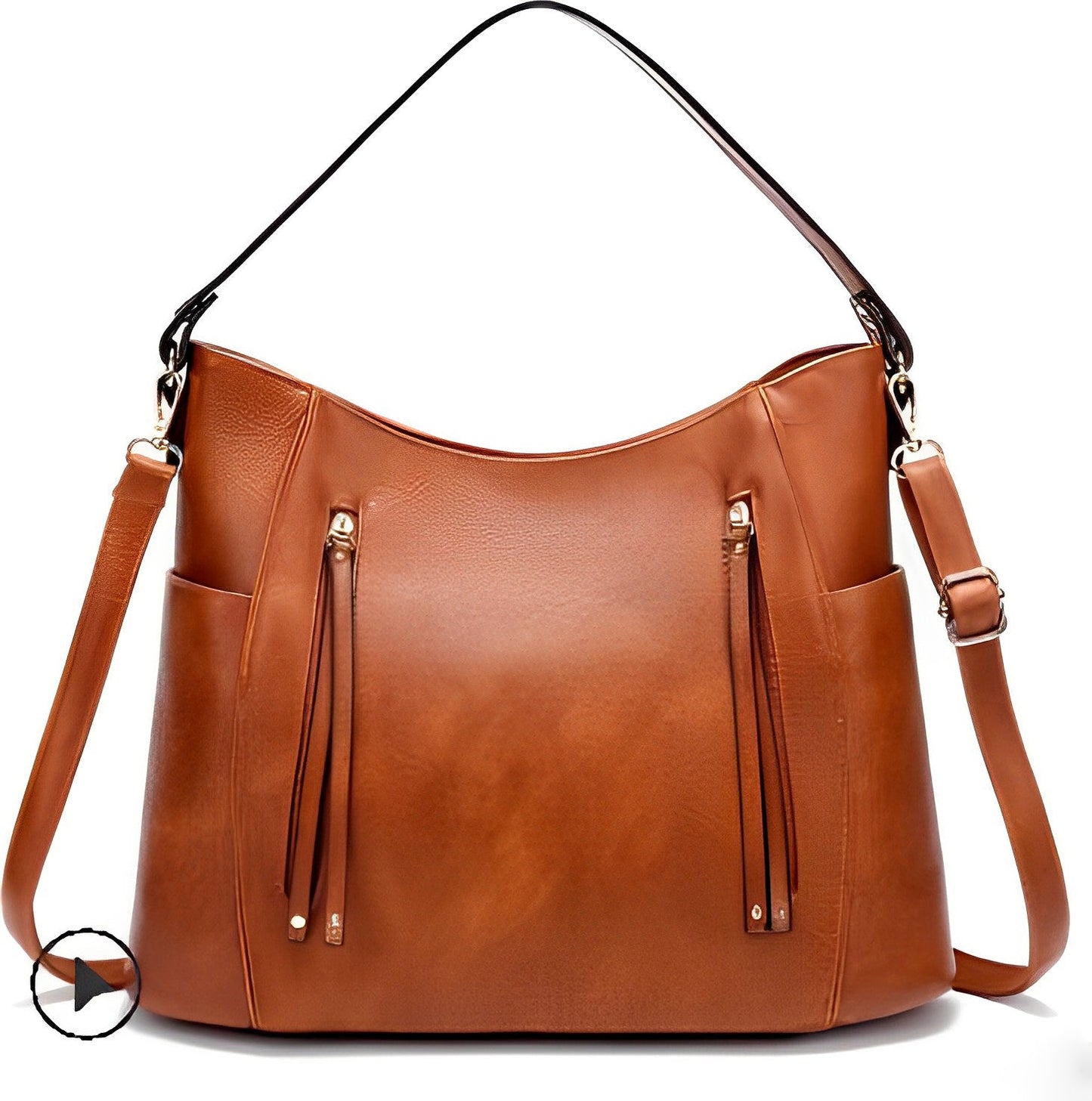 Elarova | Stilvolle Damen VintageLedertasche