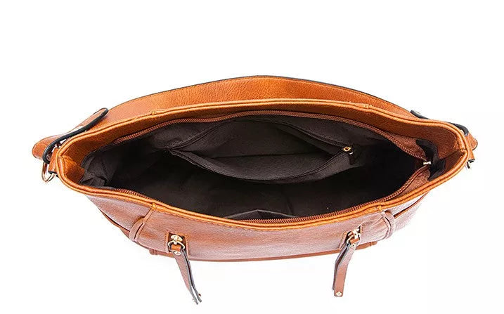Elarova | Stilvolle Damen VintageLedertasche