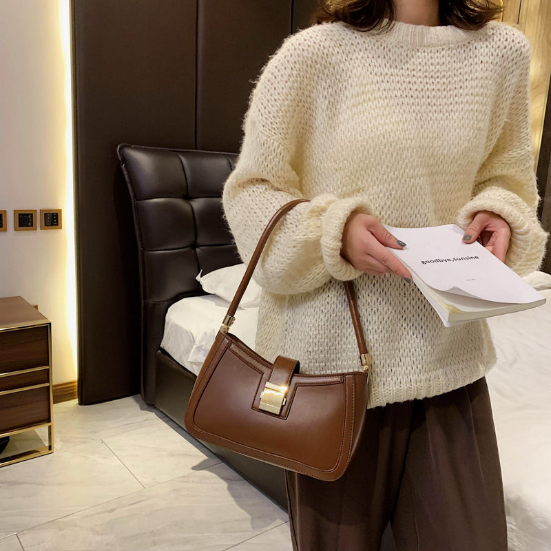 Elarova | Stilvolle Schultertasche für Damen DesignerHandtasche mit Reißverschluss