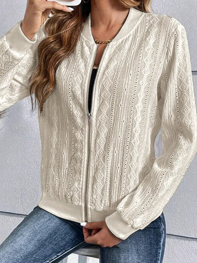 Elarova | Stilvolles Einfaches Damen Strickjacke