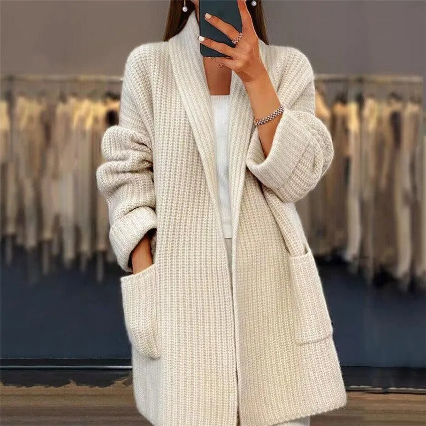 Elarova | Strickjacke mit Taschen