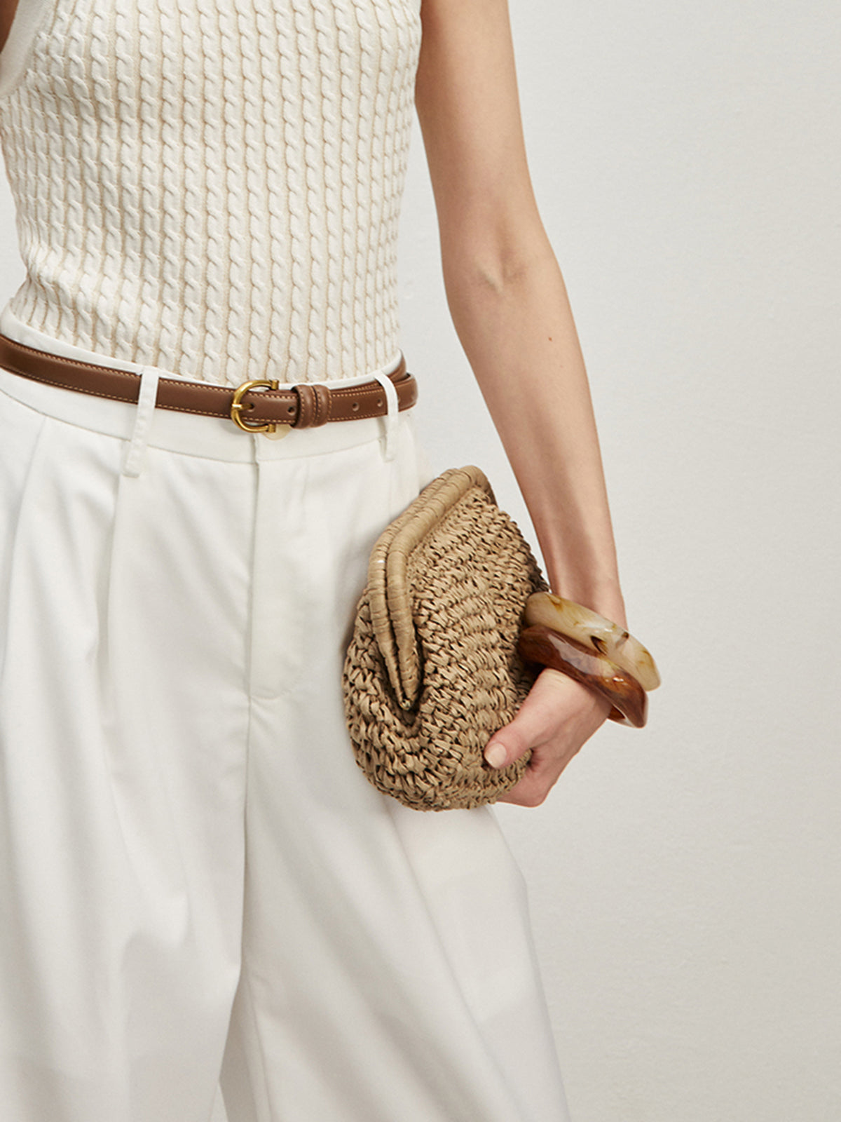Elarova | Stroh Clutch Bag