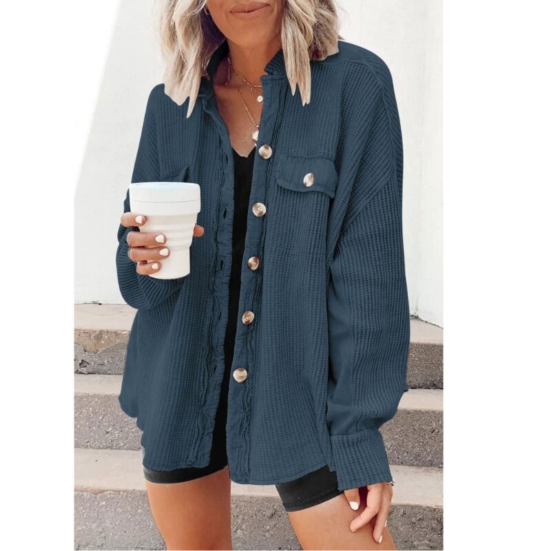 Elarova | Stylische Frühlings Strickjacke
