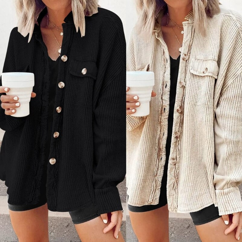 Elarova | Stylische Frühlings Strickjacke