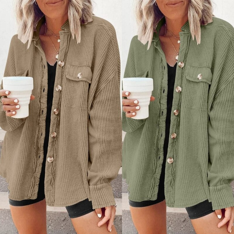 Elarova | Stylische Frühlings Strickjacke