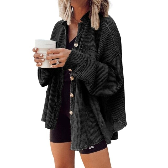 Elarova | Stylische Frühlings Strickjacke