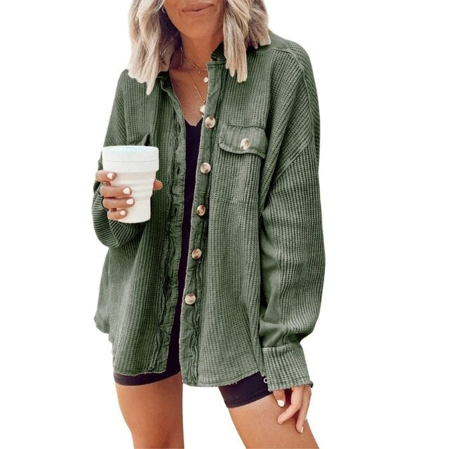 Elarova | Stylische Frühlings Strickjacke