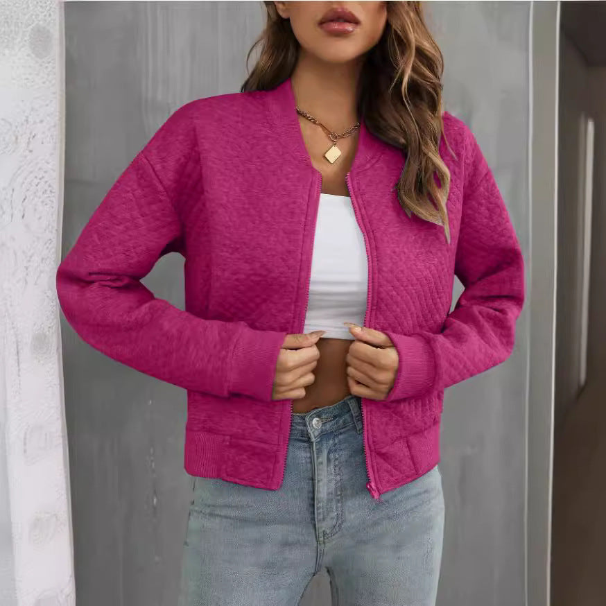 Norvielle Damen Sommerbomberjacke Stylisch - Norvielle