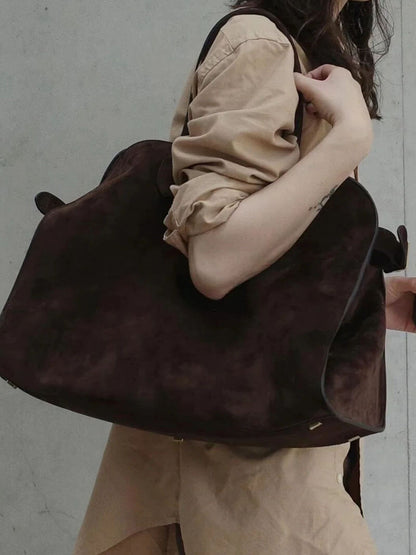Elarova | Tasche Aus Hochwertigem Wildleder