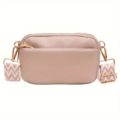 Elarova | Tasche, breiter Riemen, PULeder, Gürteltasche, MiniTasche