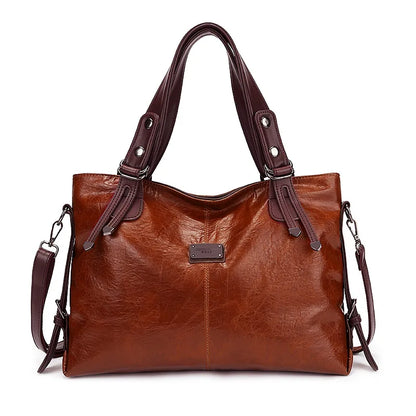 Elarova | Taschen aus Geschmeidigem Leder mit Zwei Riemen und Eleganten Details