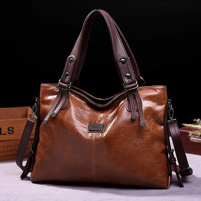 Elarova | Taschen aus Geschmeidigem Leder mit Zwei Riemen und Eleganten Details