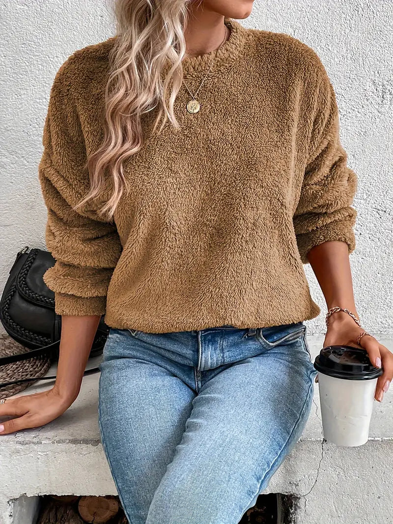 Elarova Teddy-Pullover für kaltes Wetter