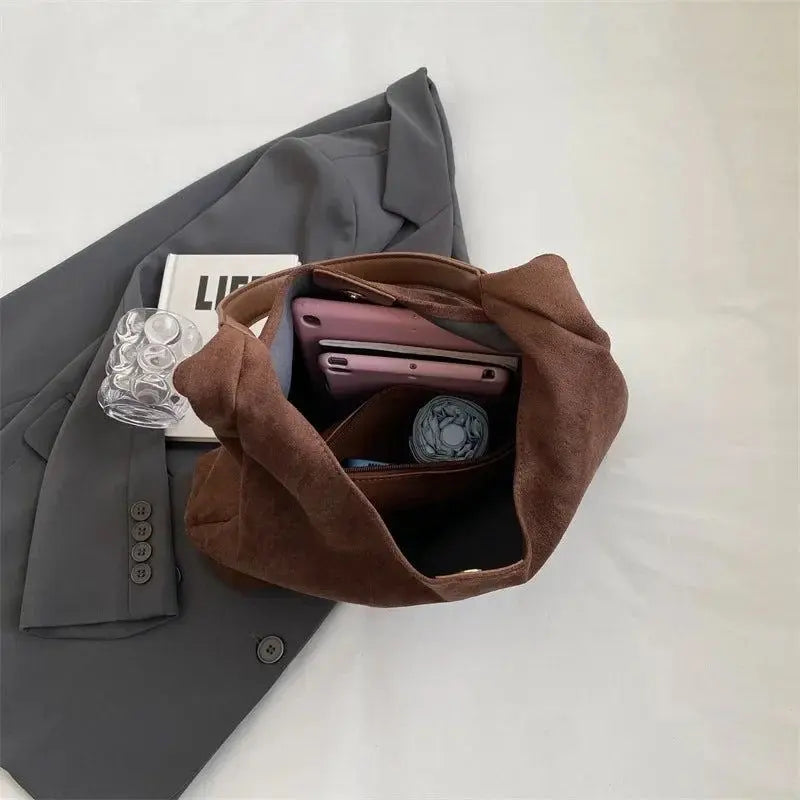 Elarova | Tote Tasche Aus Wildleder