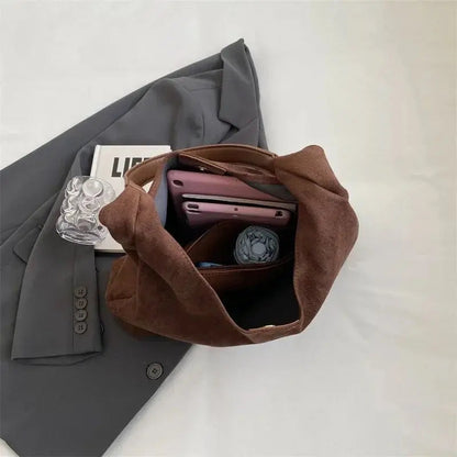 Elarova | Tote Tasche Aus Wildleder