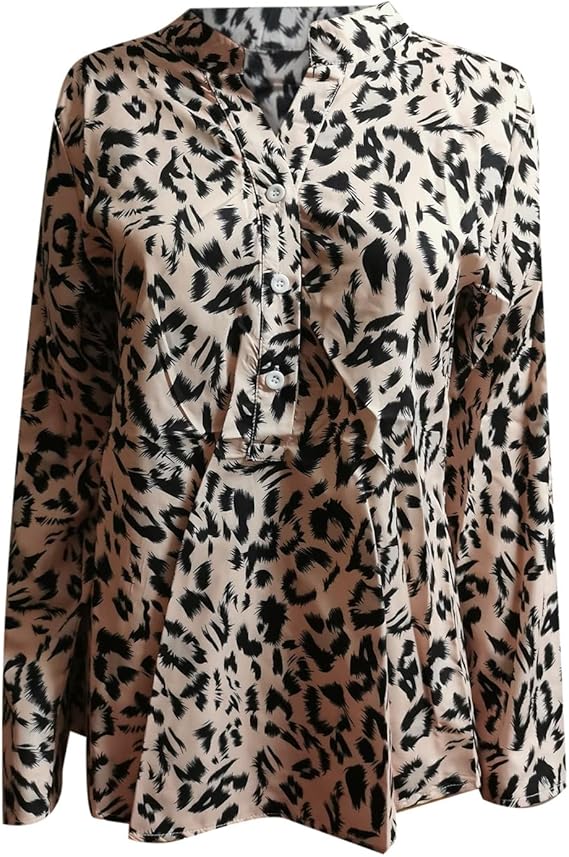 Elarova | Trendige Bluse im Leo-Muster