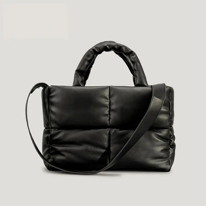Norvielle Damen Puffer Tasche Trenddesign Schwarz - Norvielle