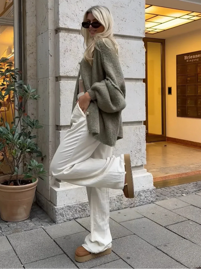 Elarova | Übergröße Strickjacke