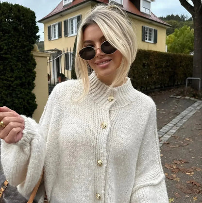 Elarova | Übergröße Strickjacke