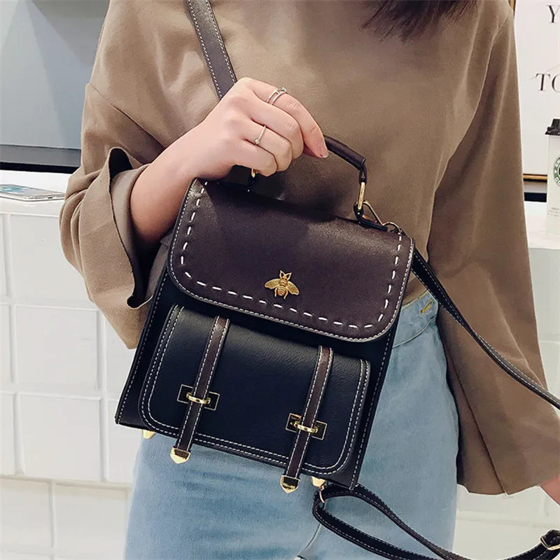 Elarova | Veganer Leder Rucksack für Damen Nachhaltiger und Stilvoller Rucksack