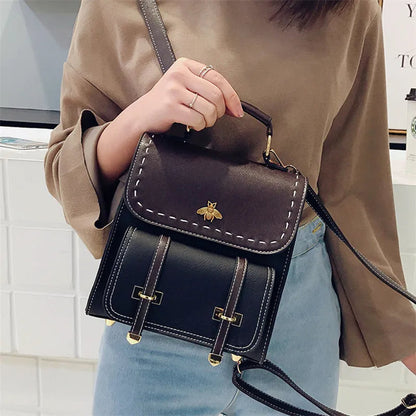 Elarova | Veganer Leder Rucksack für Damen Nachhaltiger und Stilvoller Rucksack