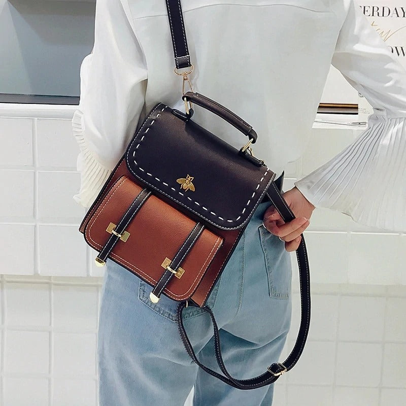 Elarova | Veganer Leder Rucksack für Damen Nachhaltiger und Stilvoller Rucksack