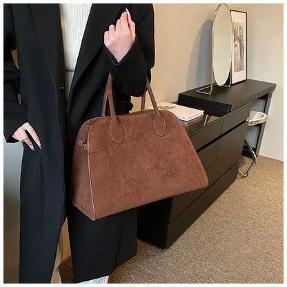Elarova | Velourleder Tote Tasche