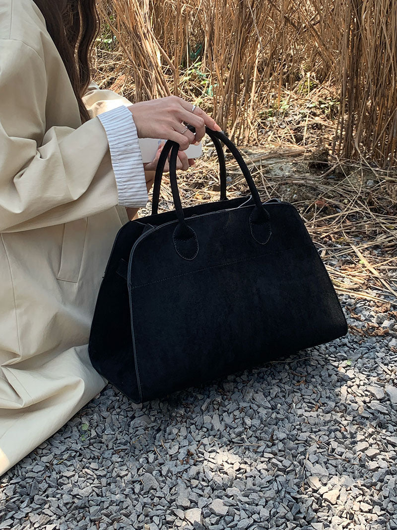 Elarova | Velourleder Tote Tasche