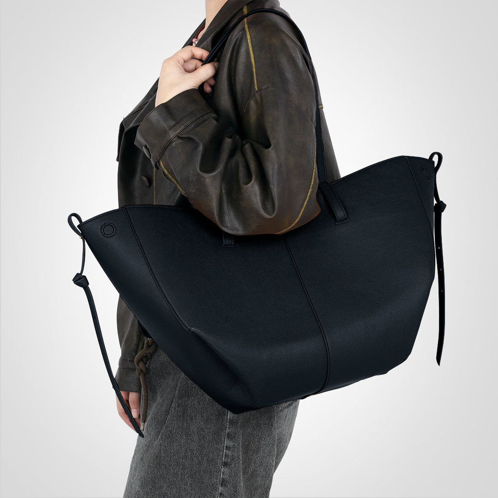 Elarova | Vintage Shopper Schultertasche Große Tragetasche