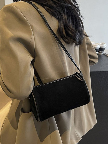 Elarova | Weiche Braune Wildleder Tasche