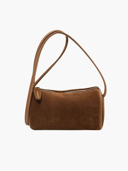 Elarova | Weiche Braune Wildleder Tasche