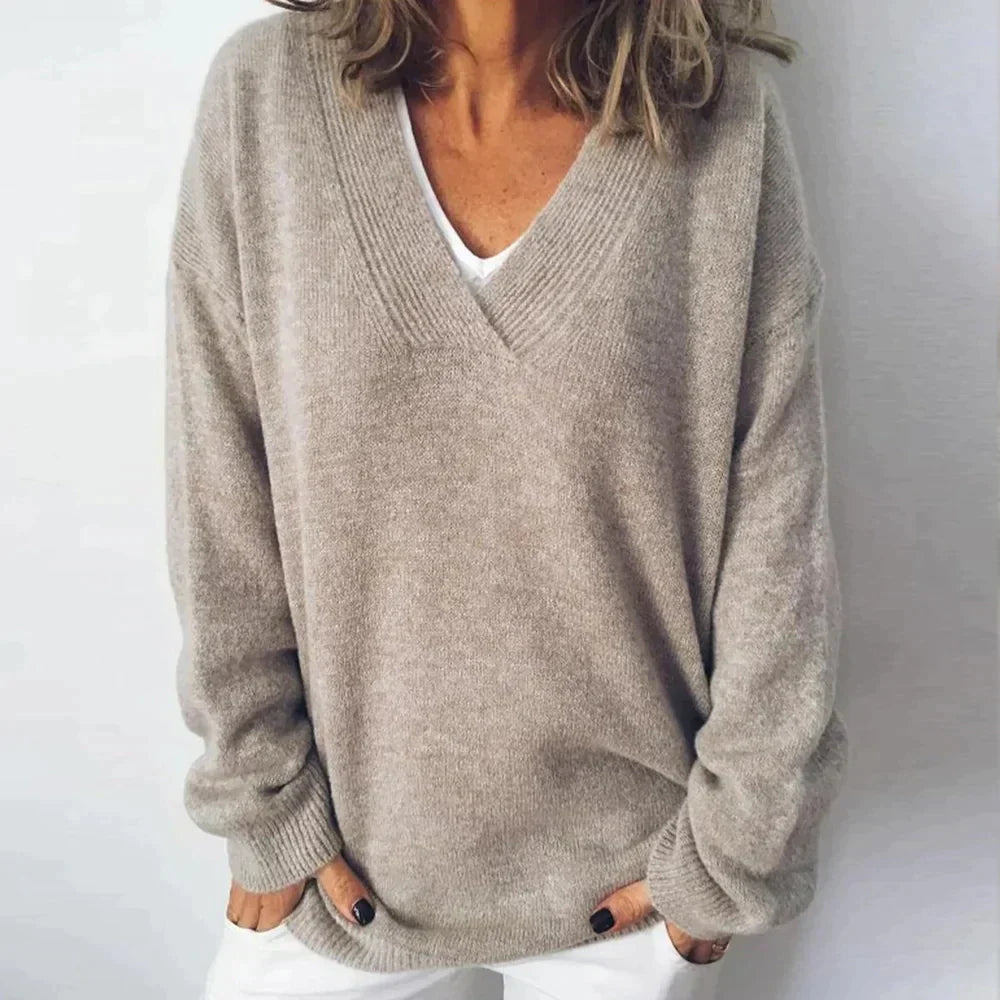Norvielle Damen Weiche Strickpullover - Norvielle