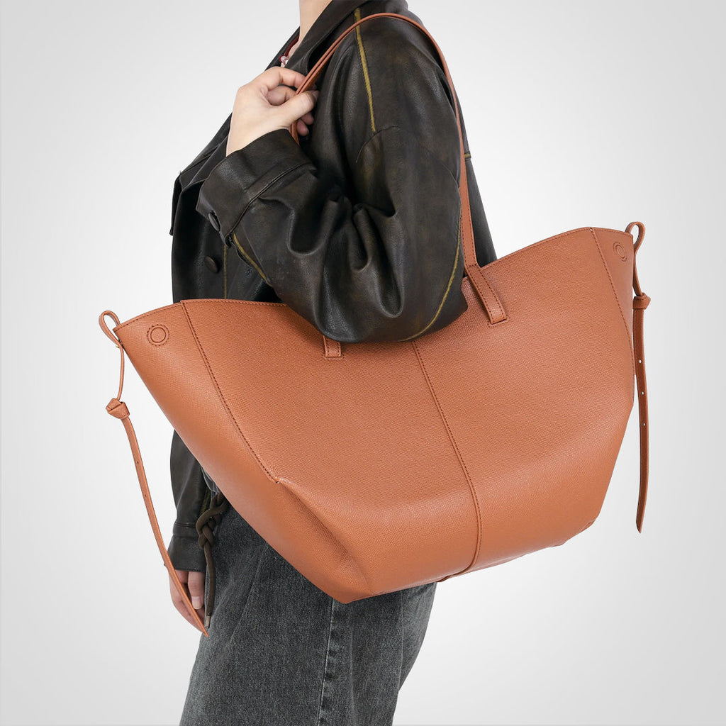 Norvielle Damen Schultertasche Große Einkaufstasche - Norvielle