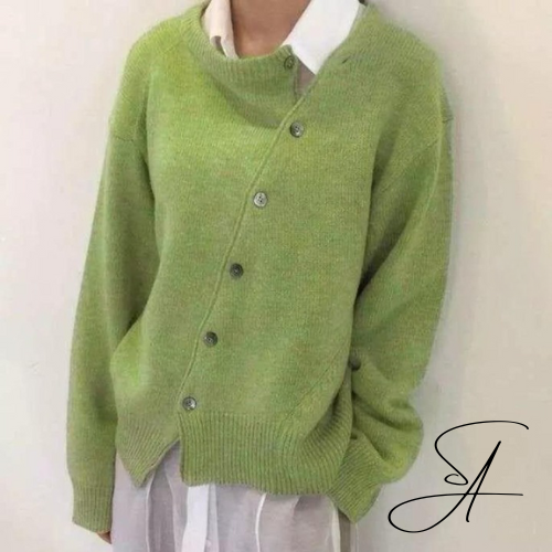 Elarova | WickelCardigan mit stilvollen Knopfdetails