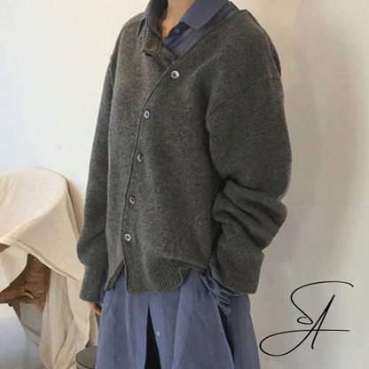 Elarova | WickelCardigan mit stilvollen Knopfdetails