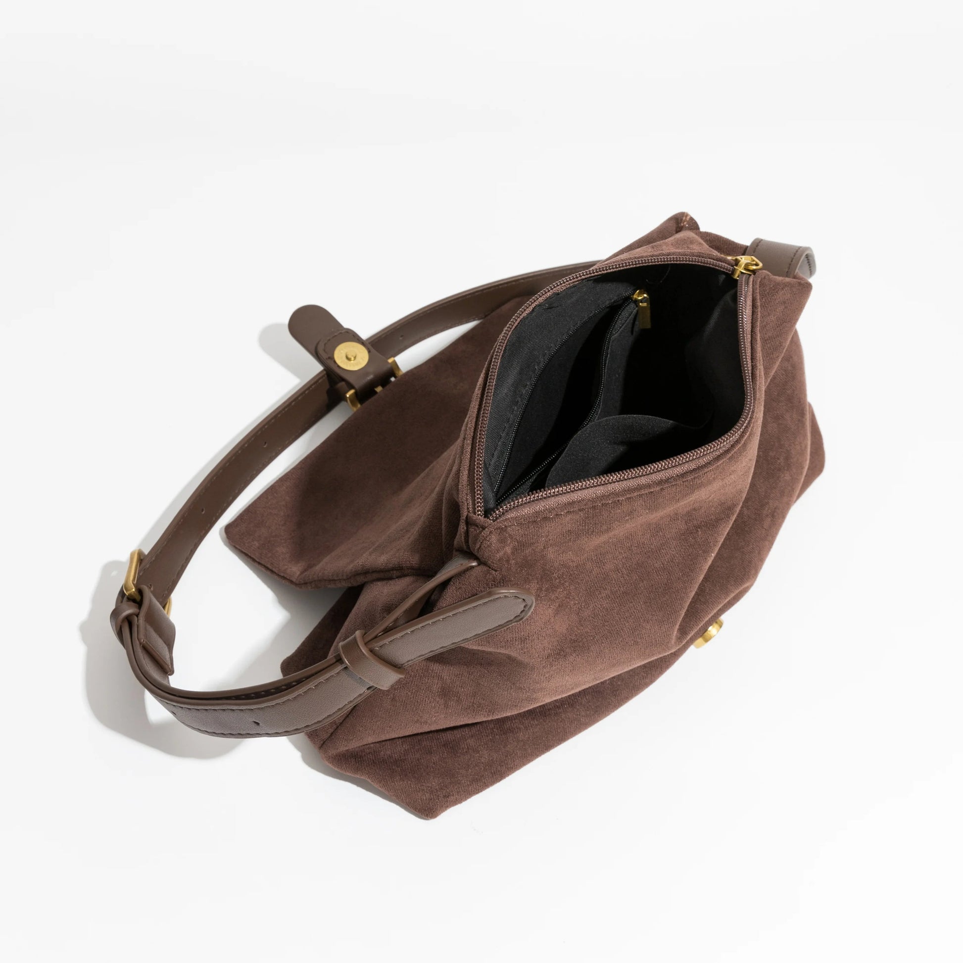 Elarova | Wildleder Schultertasche für Damen Stilvolle und Luxus Handtasche