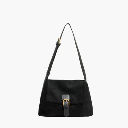 Elarova | Wildleder Schultertasche für Damen Stilvolle und Luxus Handtasche