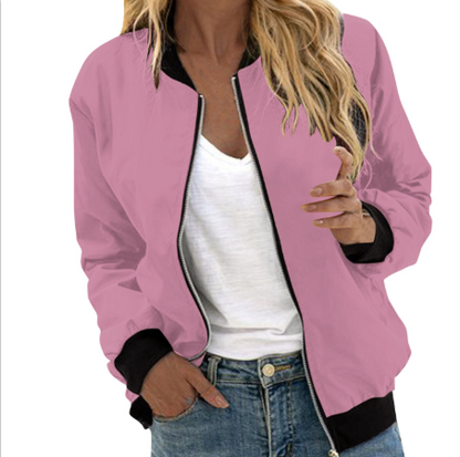 Elarova | Zip Bomberjacke Lässig Für Damen