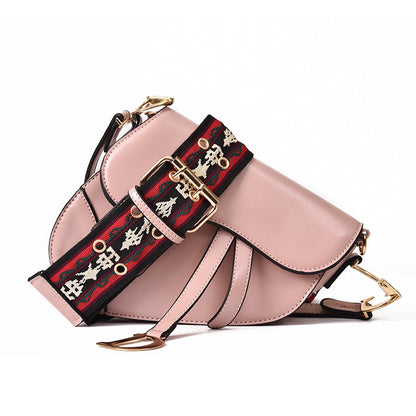 Elarova | elegante Damen Umhängetasche exklusive PU lederne Satteltasche