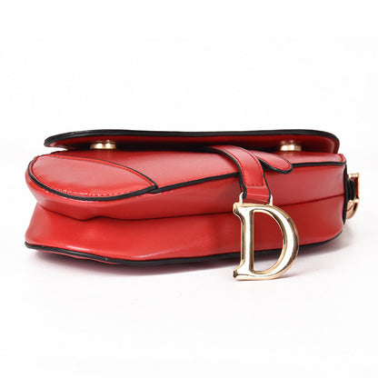 Elarova | elegante Damen Umhängetasche exklusive PU lederne Satteltasche