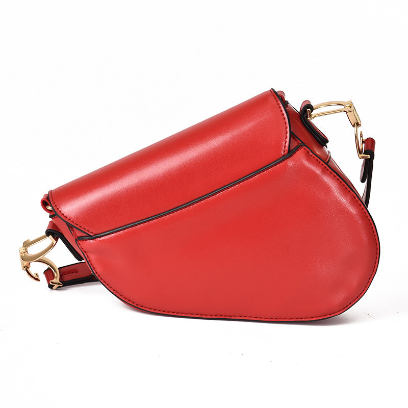 Elarova | elegante Damen Umhängetasche exklusive PU lederne Satteltasche