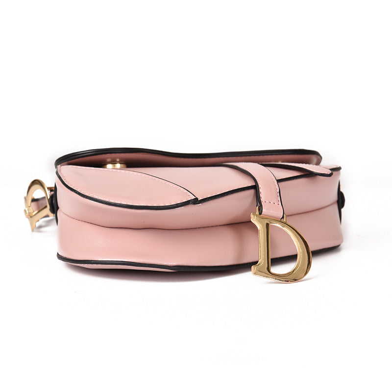 Elarova | elegante Damen Umhängetasche exklusive PU lederne Satteltasche